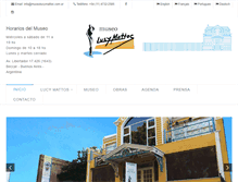 Tablet Screenshot of museolucymattos.com